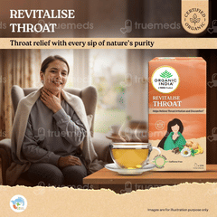 Organic India Revitalise Throat Tea Bags 25